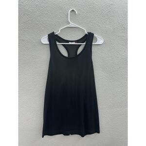 SO Juniors Tank Top Size XL Black Racerback Mesh Soft